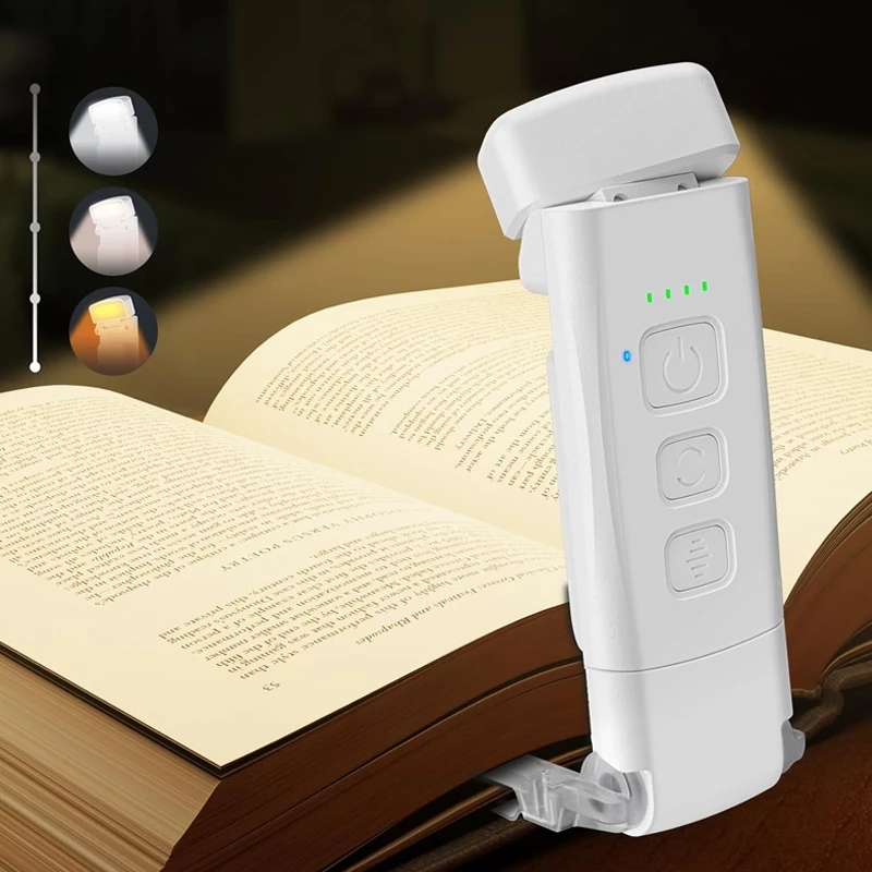 Versatile LED Clip-On Lamp: Illuminate Your Reading Experience