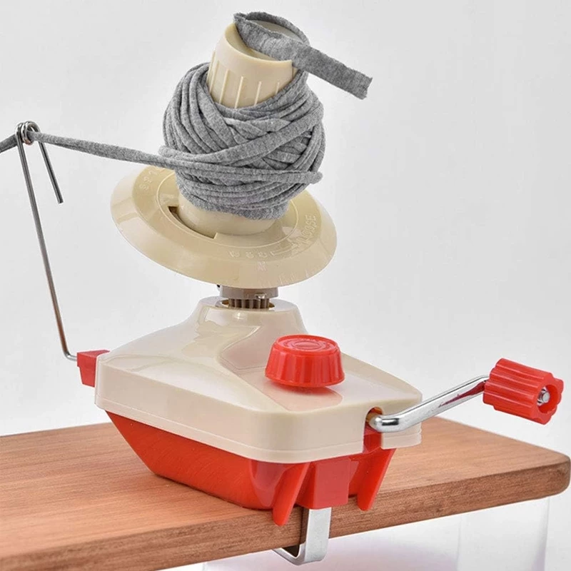 Effortless Hand-Cranking Yarn Winder for DIY Crafting Enthusiasts