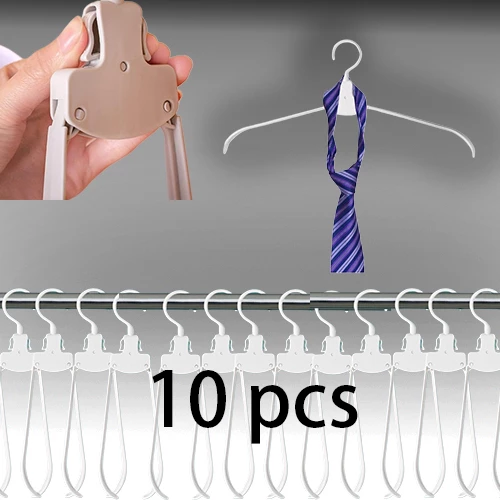 Portable Folding Hangers Set of 10 pcs - Effortless Organization