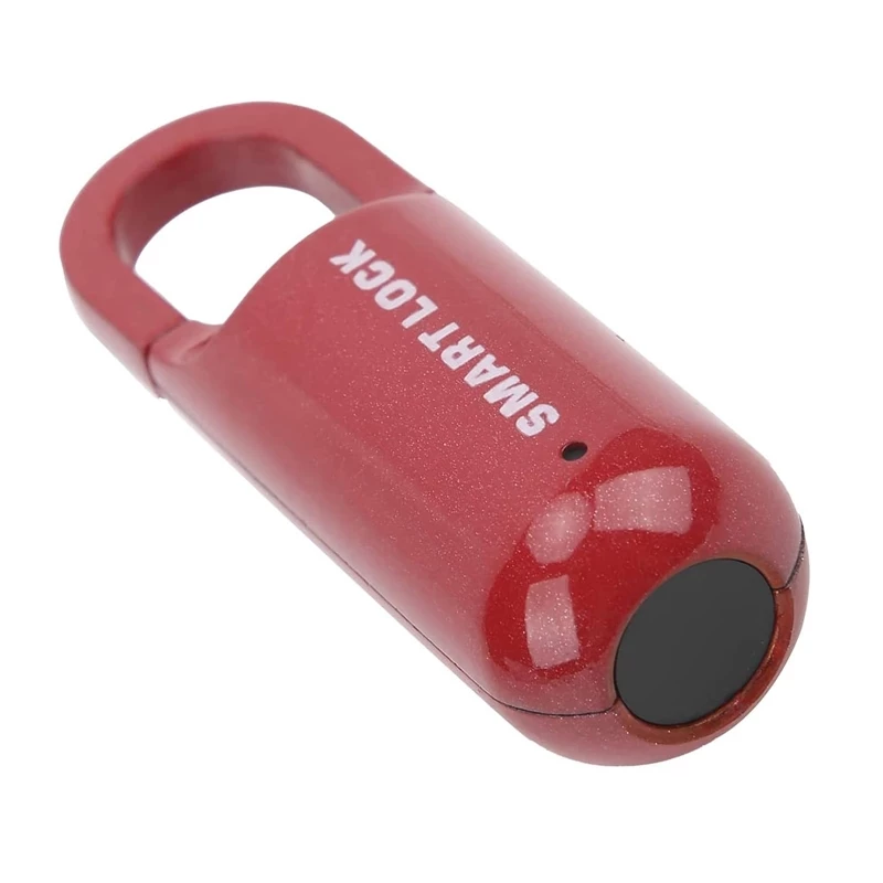 Smart Keyless Mini Travel Padlock - Unlock with Fingerprint, USB Charging Included!