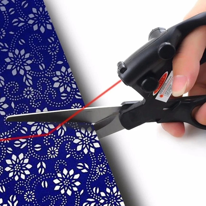 Precise Laser Guided Handcrafting Scissors - Straight Cutting for Sewing