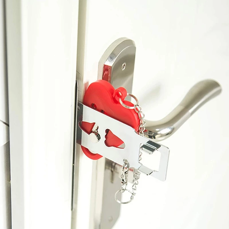 Anti-Theft Portable Door Lock for Ultimate Security Anywhere!