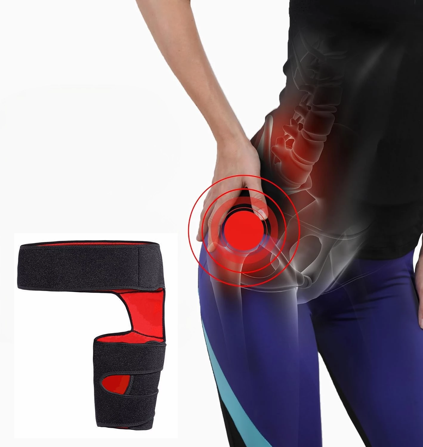 Groin & Hip Brace: Ultimate Pain Relief for Men and Women \ sport focus