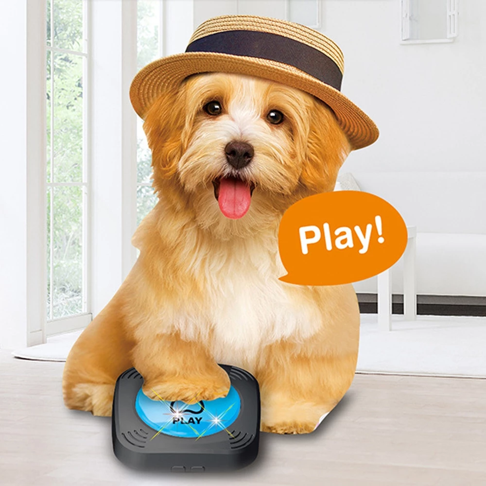 Recordable Command Pet Buttons: Train Pets Easily