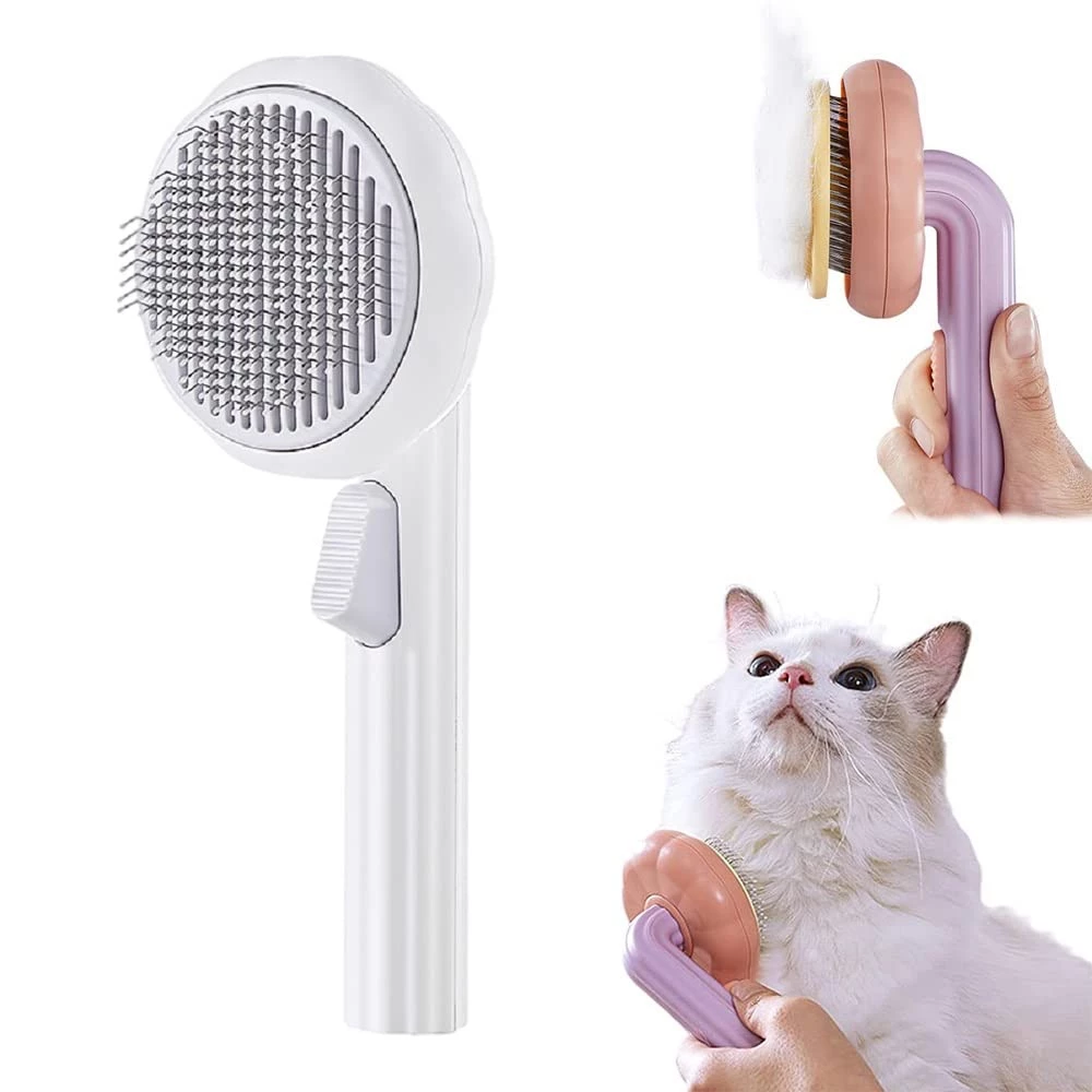 Self-Cleaning Pumpkin Brush for Pets: Grooming Bliss