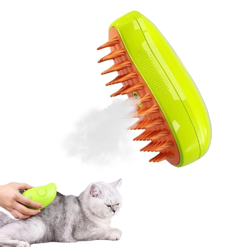 PawSpa - Cat Steam Brush: Unleash the Purr-fect Grooming Experience!