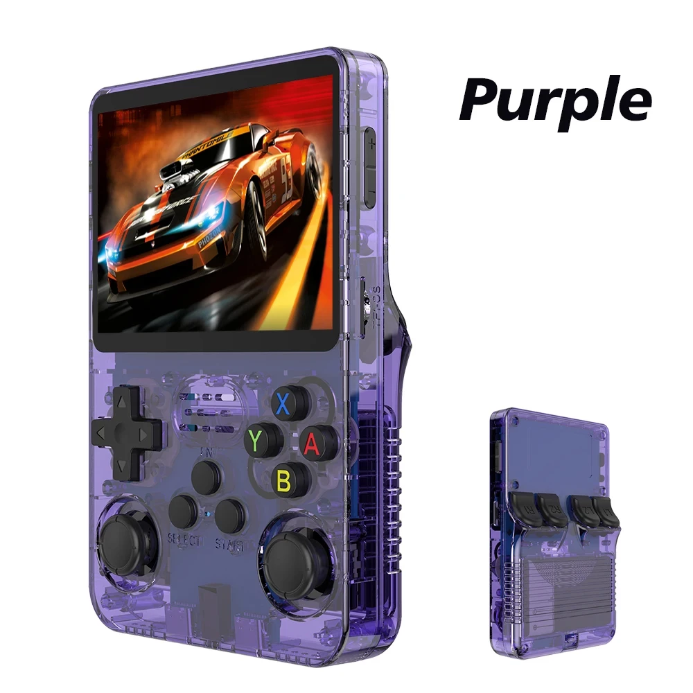 R36S Retro Console Video Game Handheld Linux System 3.5 Inch IPS Screen R35s Pro Portable Pocket Video Player 64GB-128GB 15,000-20,000 Game