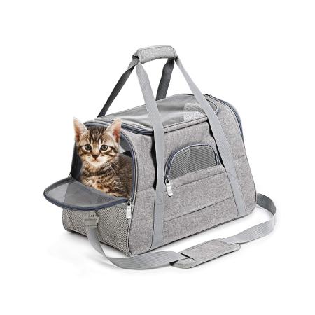 Pet Carrier Bag: Ultimate Pet Travel Companion, Breathable & Foldable