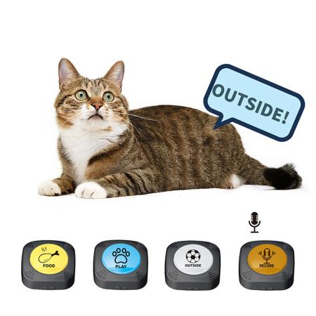 Recordable Command Pet Buttons: Train Pets Easily