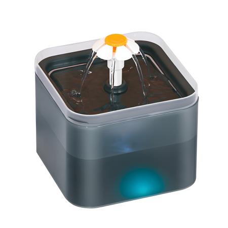 USB Charged 2L Fountain with LED Lights: Enhance Pet Hydration