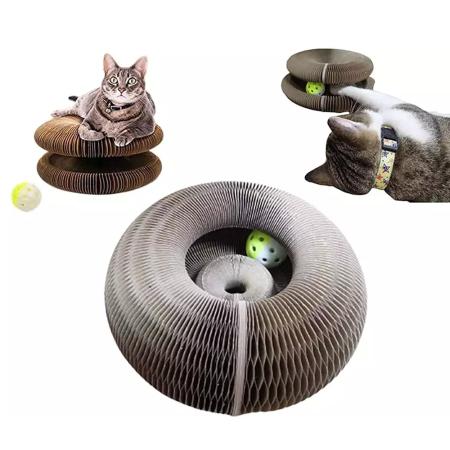 Interactive Cat Scratching Post: Foldable, Durable, Fun!