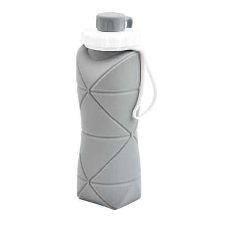 Collapsible Silicone Sports Water Bottle - Lightweight & Portable