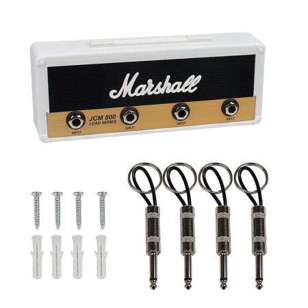 Guitar Plug Wall Mount Key Holder Set: Rock Your Keys!