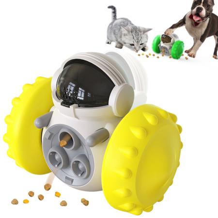 Interactive Pet Food Dispenser Toy for Smart Dogs - Mealtime Fun!
