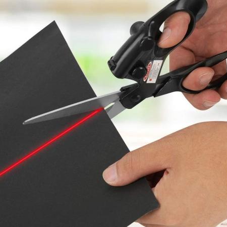Precise Laser Guided Handcrafting Scissors - Straight Cutting for Sewing