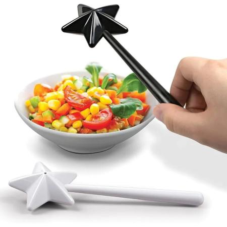 Whimsical Magic Salt & Pepper Wand Dispenser: Elevate Dining Experience