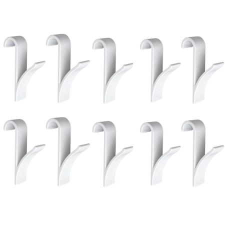 Efficient Kitchen & Bathroom Hanging Clips: Pack of 10 for Movable Storage