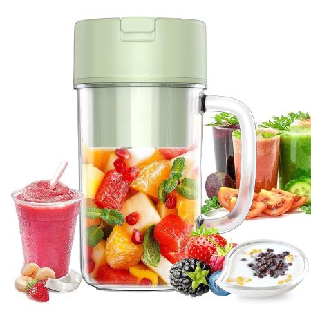 Electric Juicer: Effortless On-the-Go Juicing with 10-Blades Portable Design
