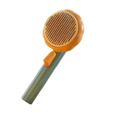 Self-Cleaning Pumpkin Brush for Pets: Grooming Bliss