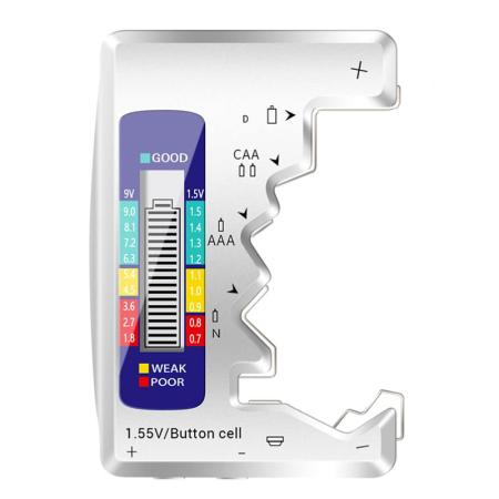 Multifunctional Battery Checker: Easy Operation, Instant Reading with LCD Display